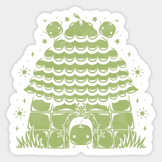 The Junimo Hut Sticker by Alundrart